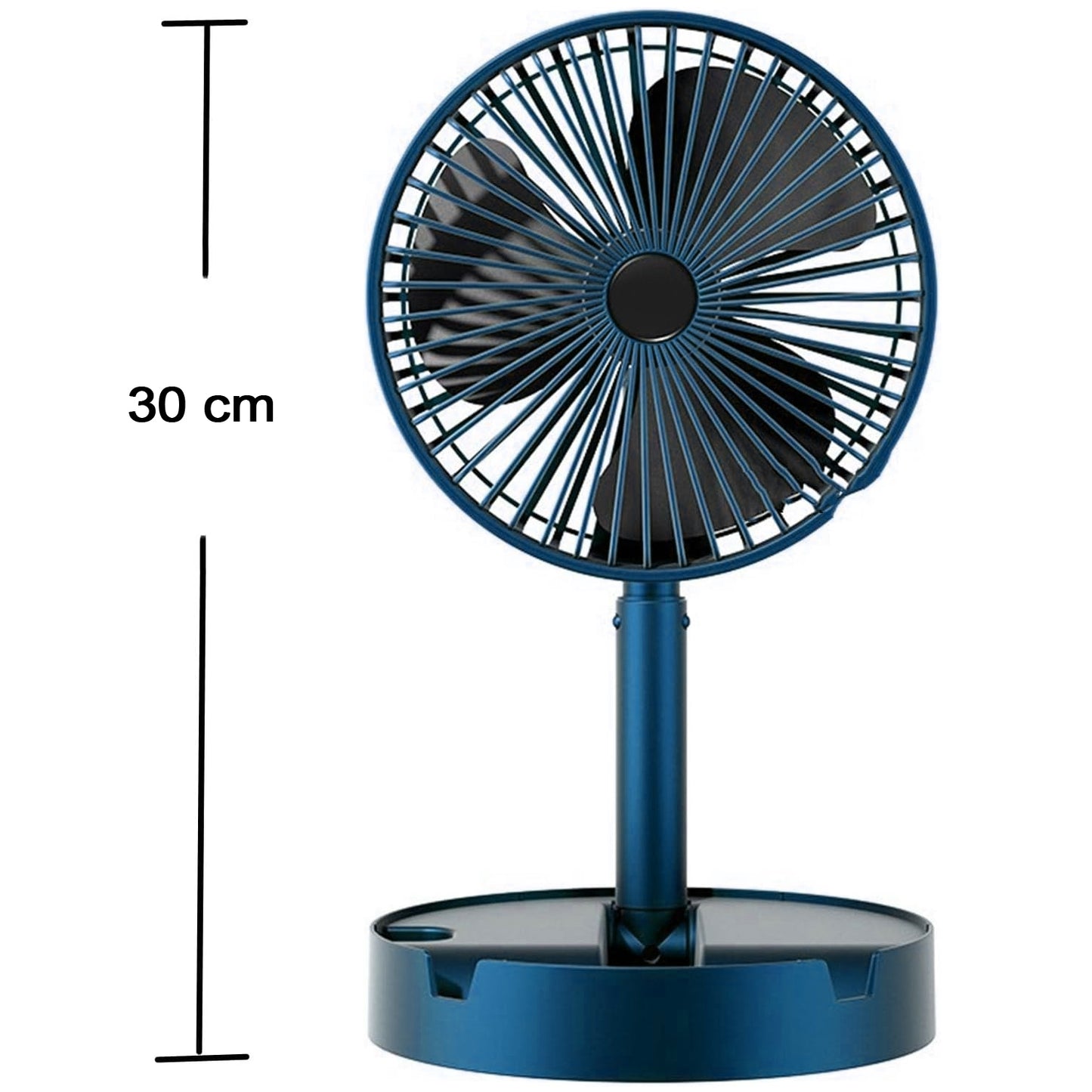 4Telescopic Electric Desktop Fan - Silent & Portable