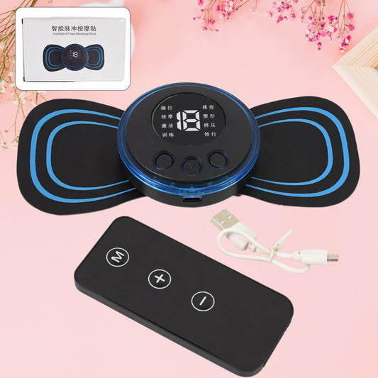 Butterfly Electric Neck Massager Cordless Full Body Massage With Remote Controller