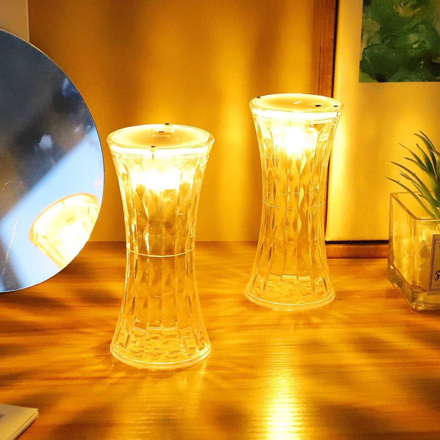 Crystal Lamp Universal Night Light Soft Lighting