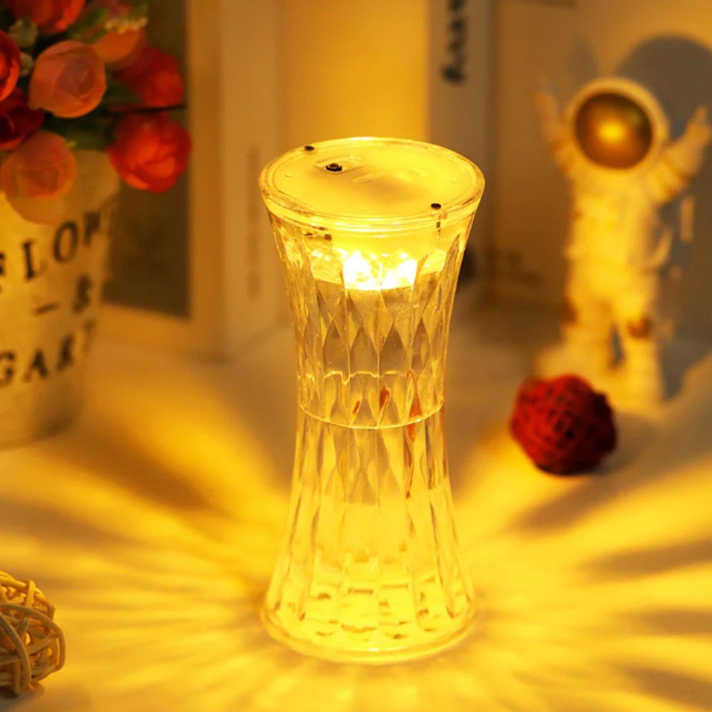 Crystal Lamp Universal Night Light Soft Lighting